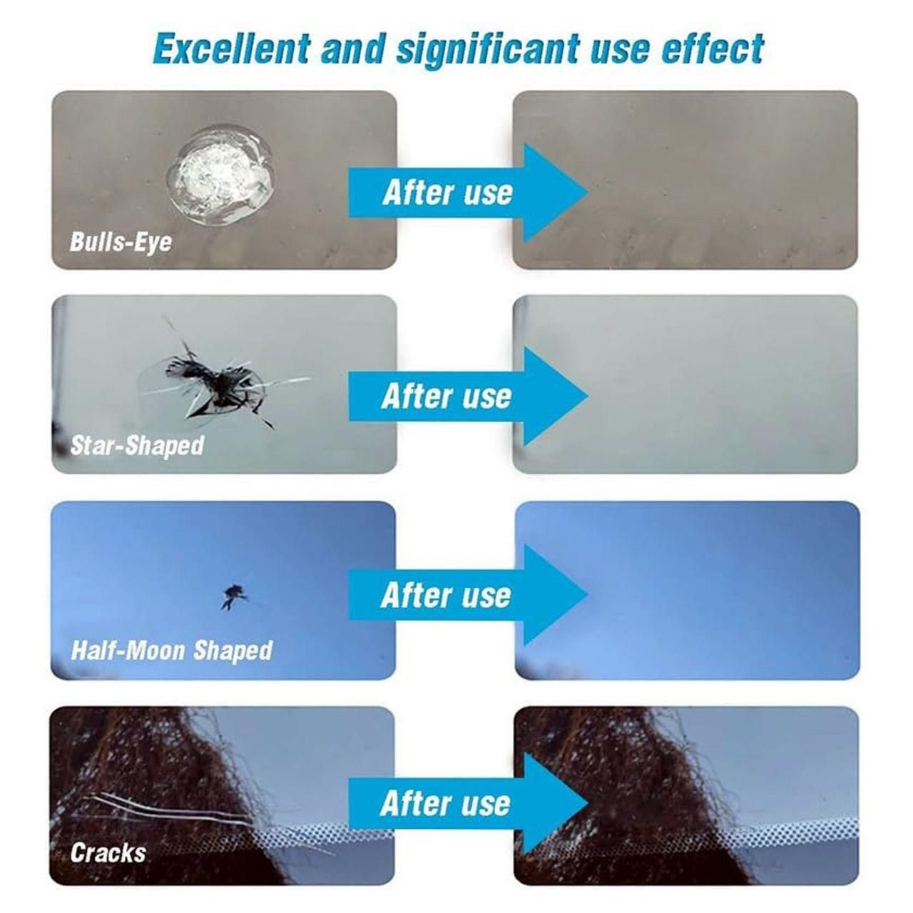 Windshield Crack Fix Pro Kit (Pack of 2)