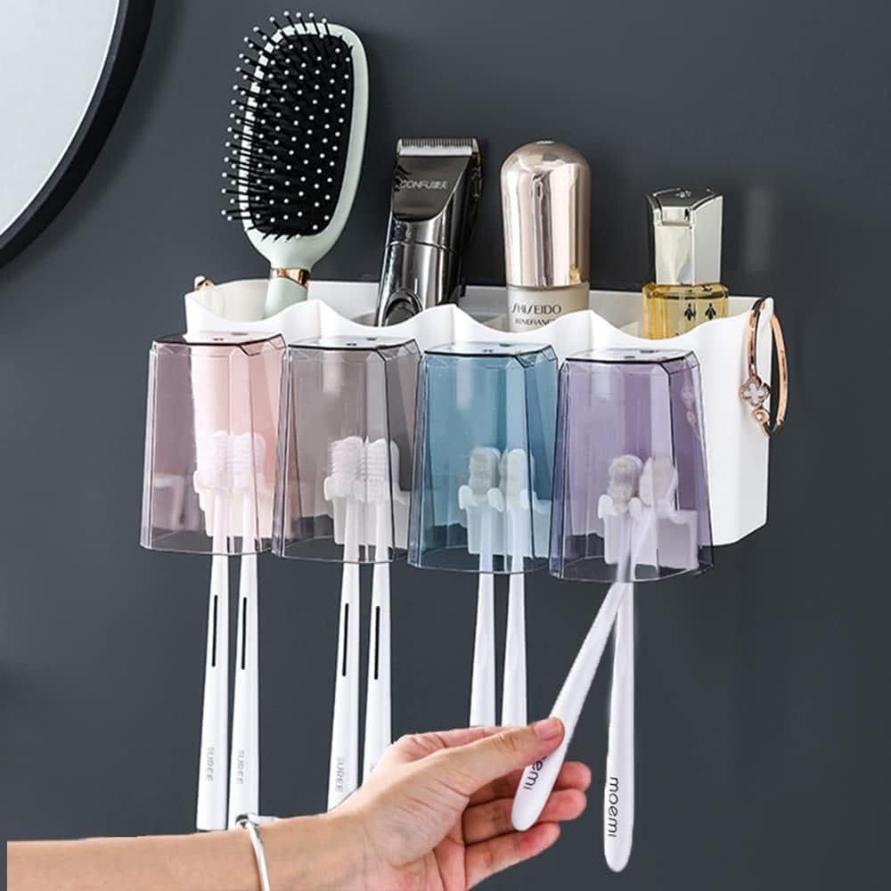 AquaShield™ Wall Mounted Toothbrush Holder
