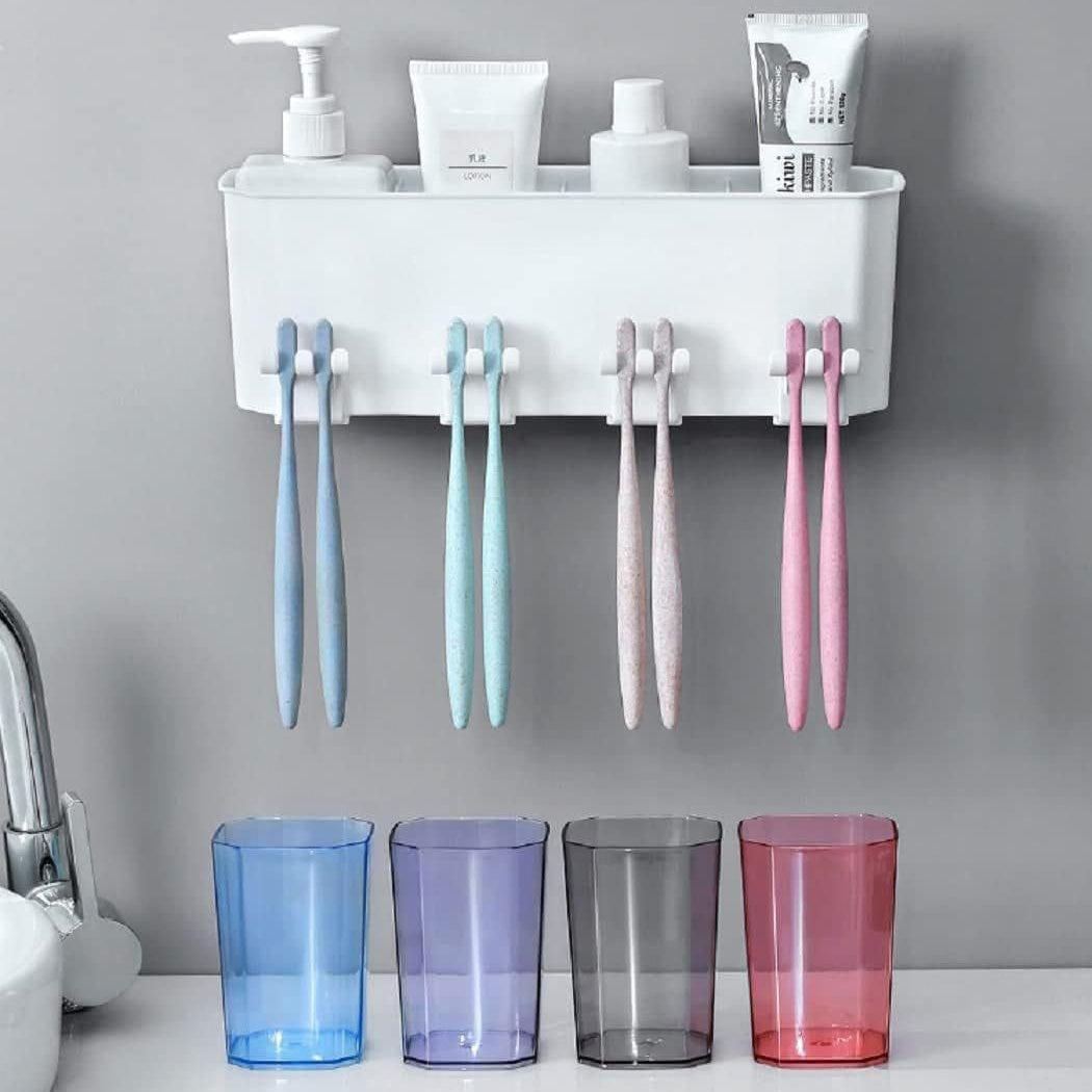 AquaShield™ Wall Mounted Toothbrush Holder