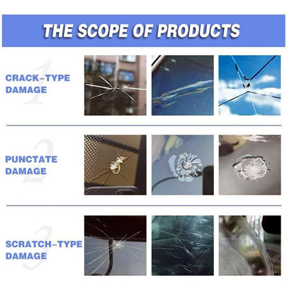 Windshield Crack Fix Pro Kit (Pack of 2)