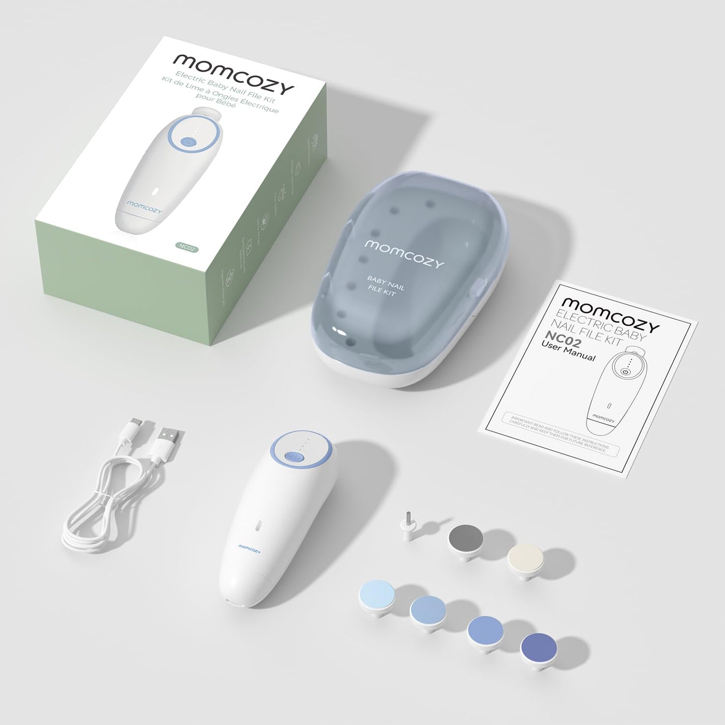 TinyTrim™ Rechargeable Baby Nail Trimmer Pro