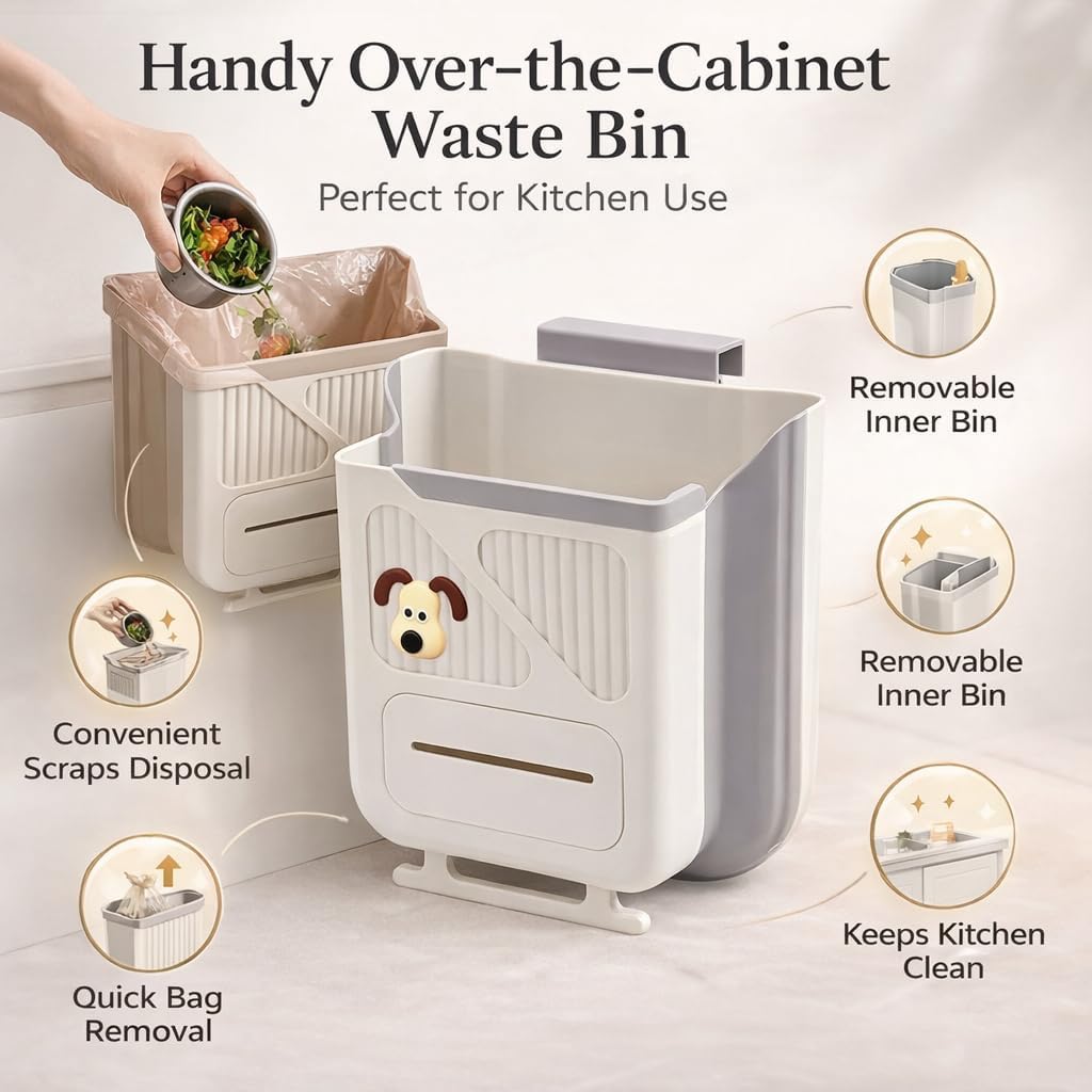 SnapDrop™ Hanging Kitchen Bin