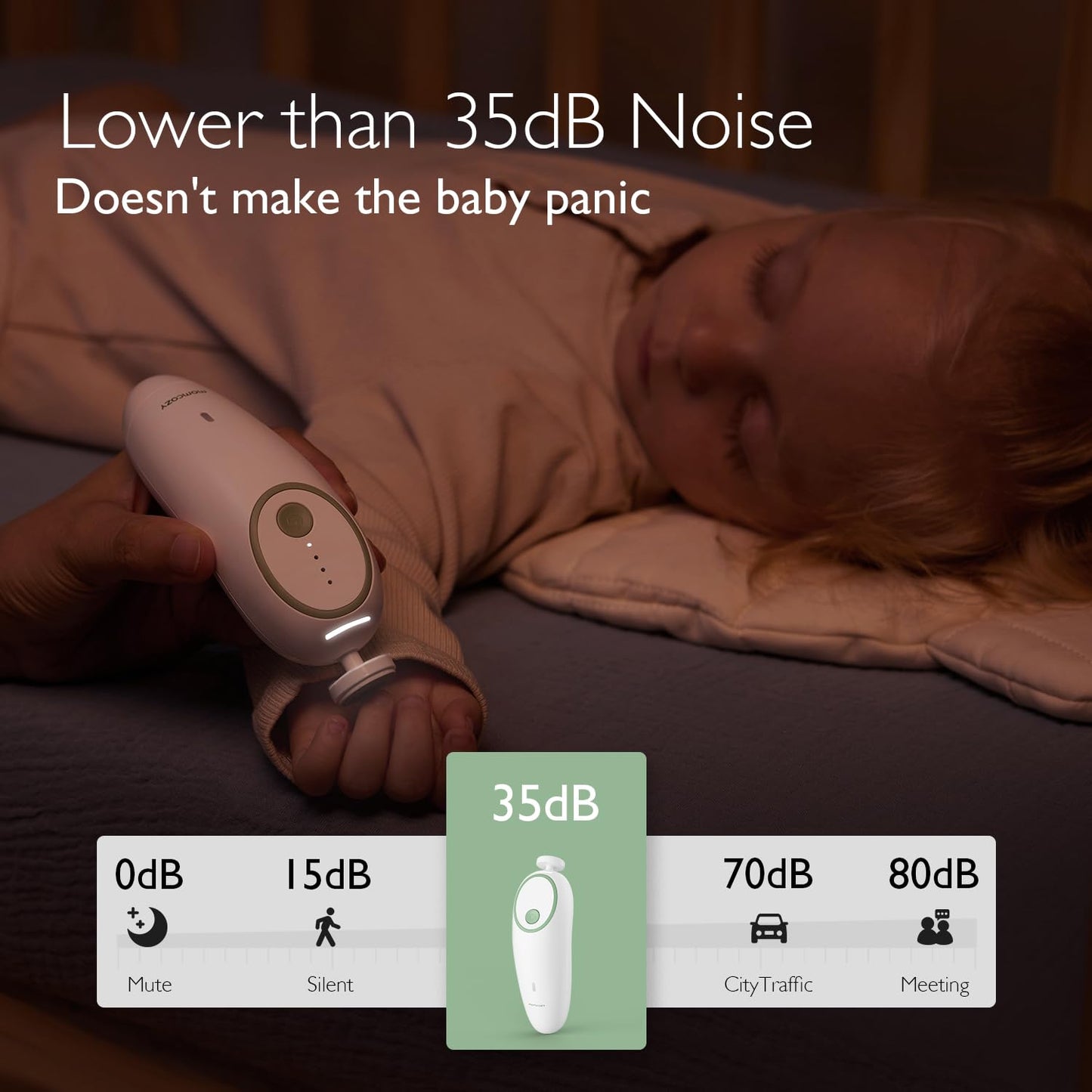 TinyTrim™ Rechargeable Baby Nail Trimmer Pro