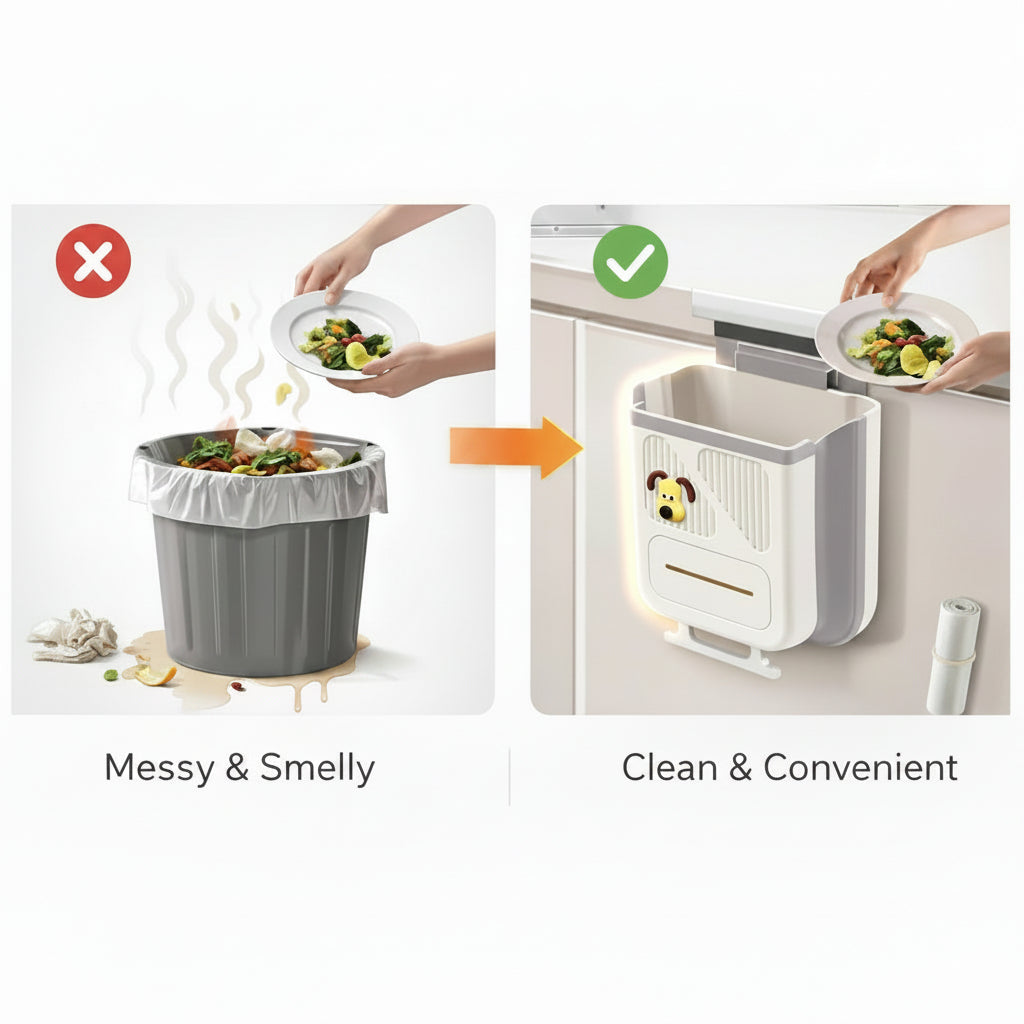 SnapDrop™ Hanging Kitchen Bin