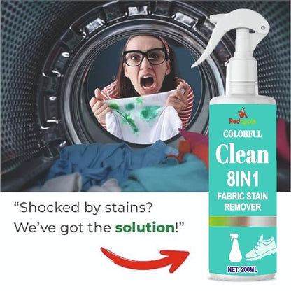 Clean 8-in-1 Fabric Stain Remover Spray (Pack of 2)