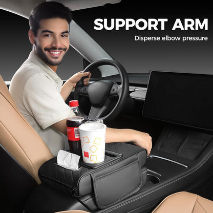DriveNest™ 5-in-1 Car Armrest Organizer