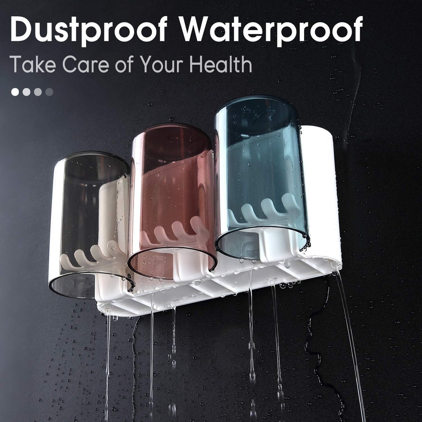 AquaShield™ Wall Mounted Toothbrush Holder