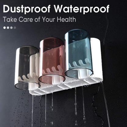 AquaShield™ Wall Mounted Toothbrush Holder