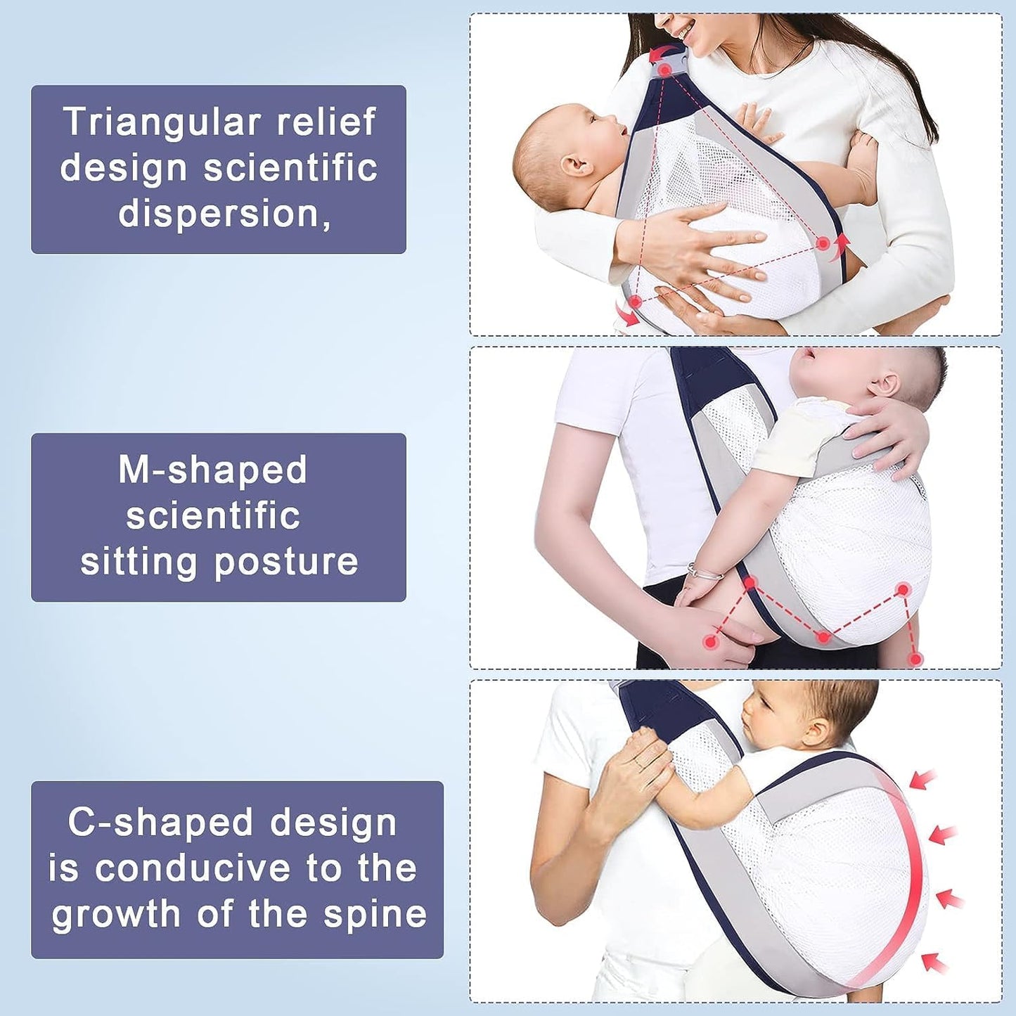 CarryNest™ Breathable Baby Carrier Sling