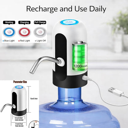 AquaFlow™ Wireless Water Dispenser Pump