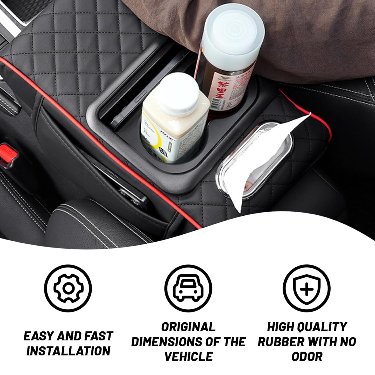 DriveNest™ 5-in-1 Car Armrest Organizer