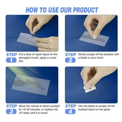 Windshield Crack Fix Pro Kit (Pack of 2)