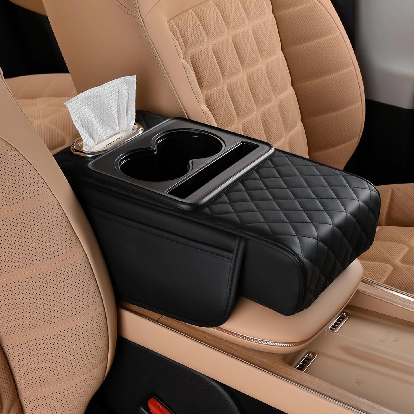 DriveNest™ 5-in-1 Car Armrest Organizer