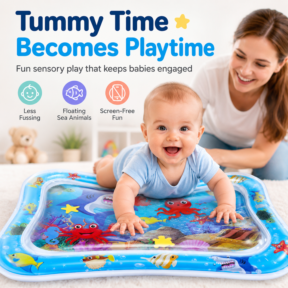 SplashPlay™ - Tummy Time Water Play Mat Old SKU