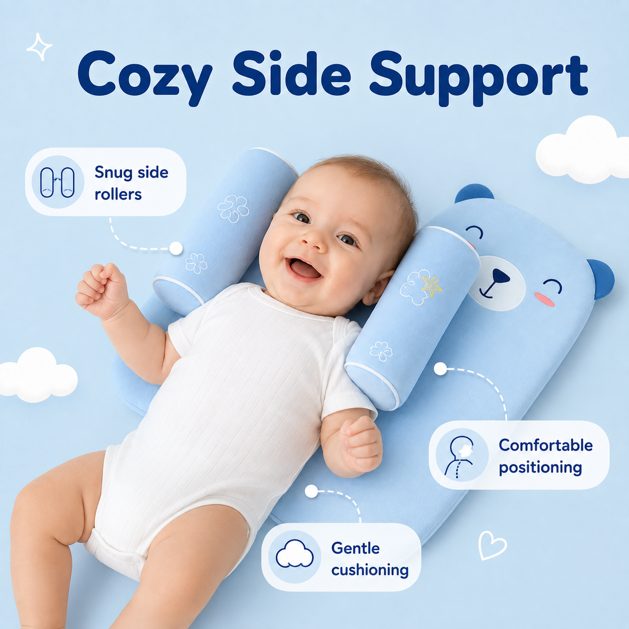 CloudNest™ Baby Support Cushion Set