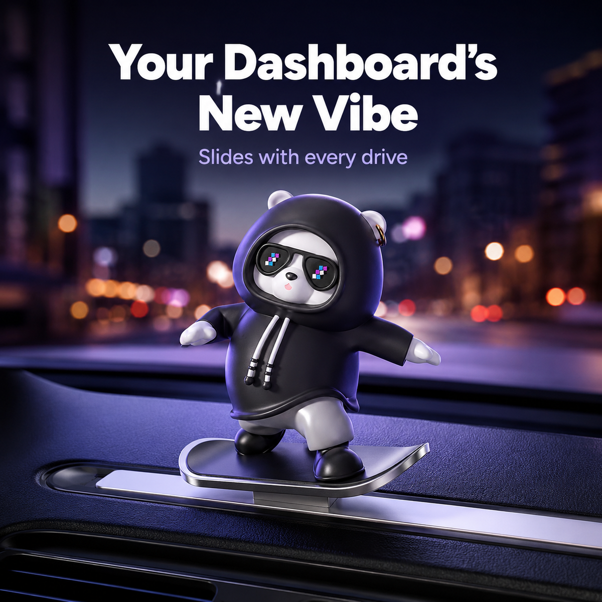 SlidePanda™ Moving Dashboard Toy