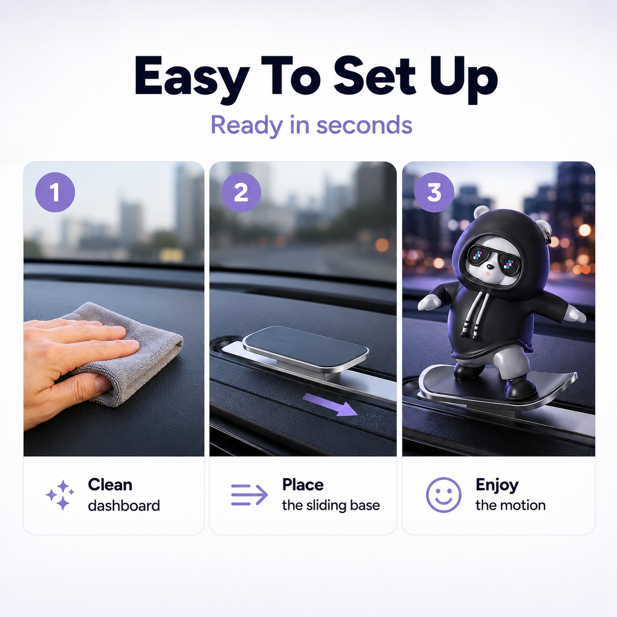 SlidePanda™ Moving Dashboard Toy