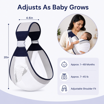 BreezeCarry™ Adjustable Baby Sling