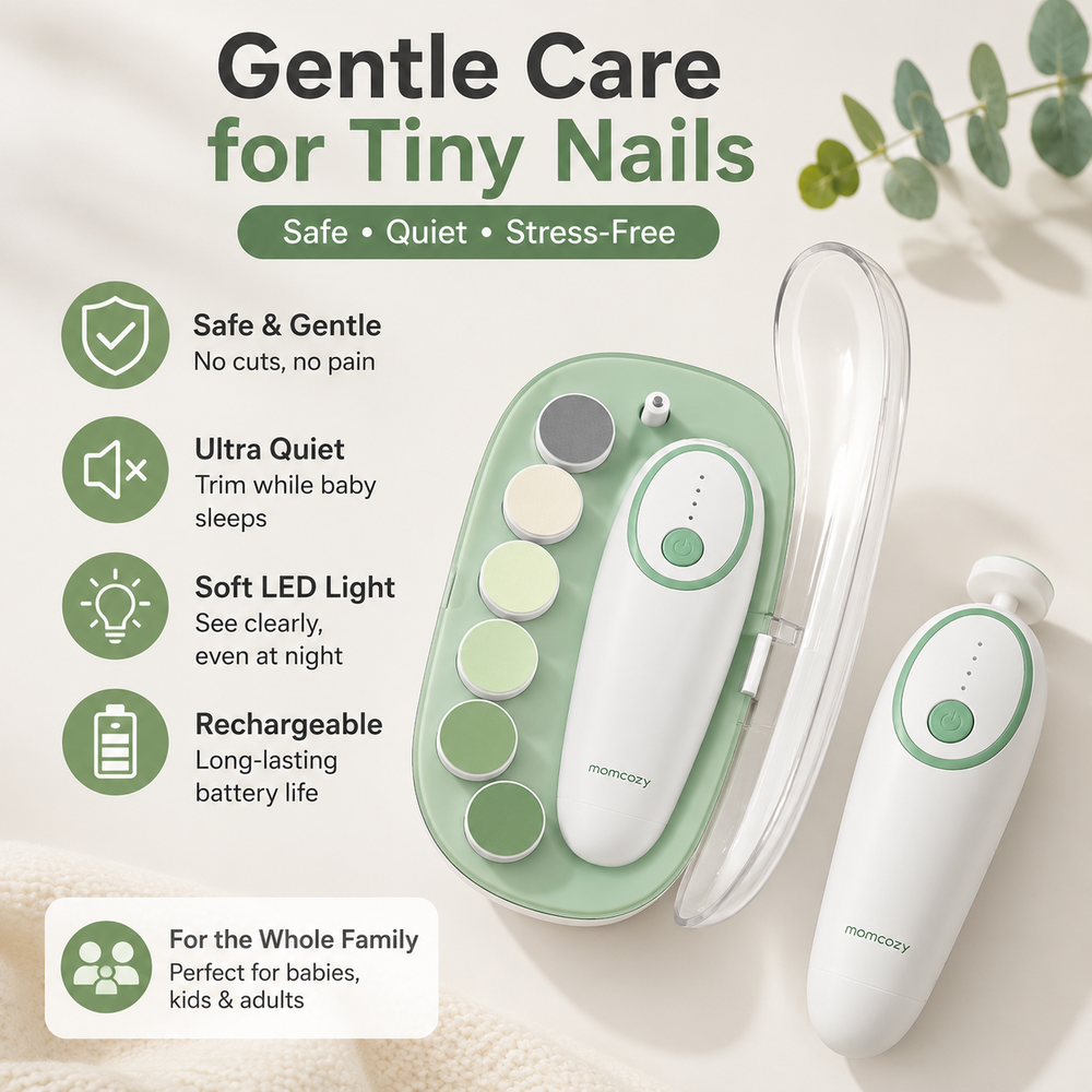 TinyTrim™ Rechargeable Baby Nail Trimmer Pro