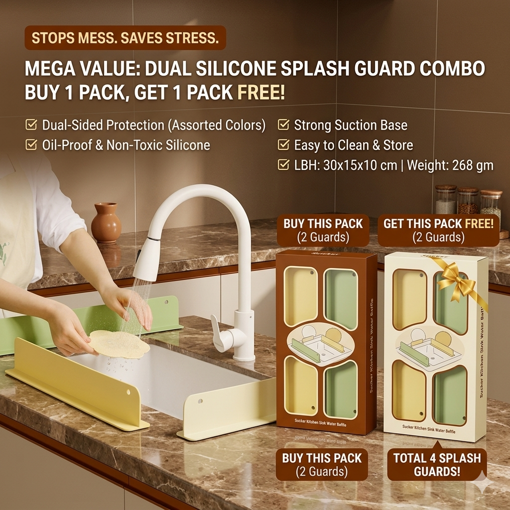 Sink Guard Silicone Barrier (Pack of 2)