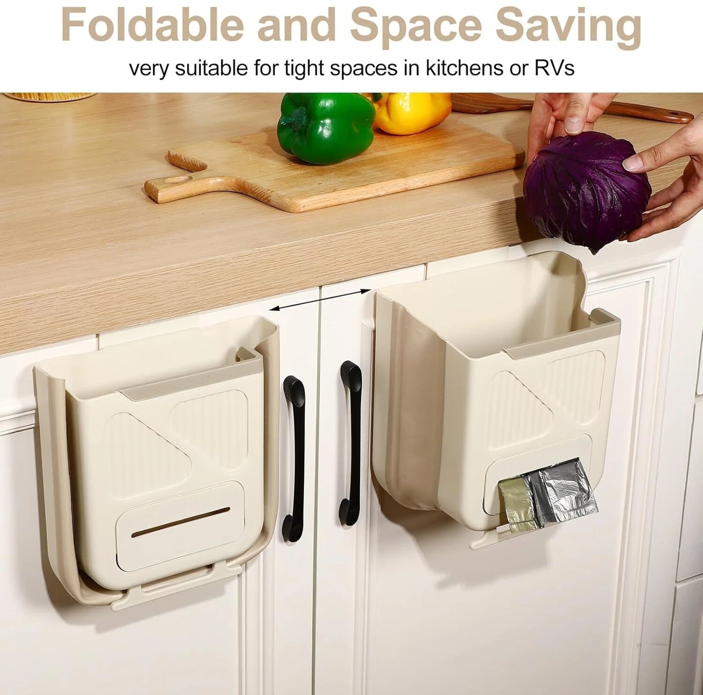 SnapDrop™ Hanging Kitchen Bin