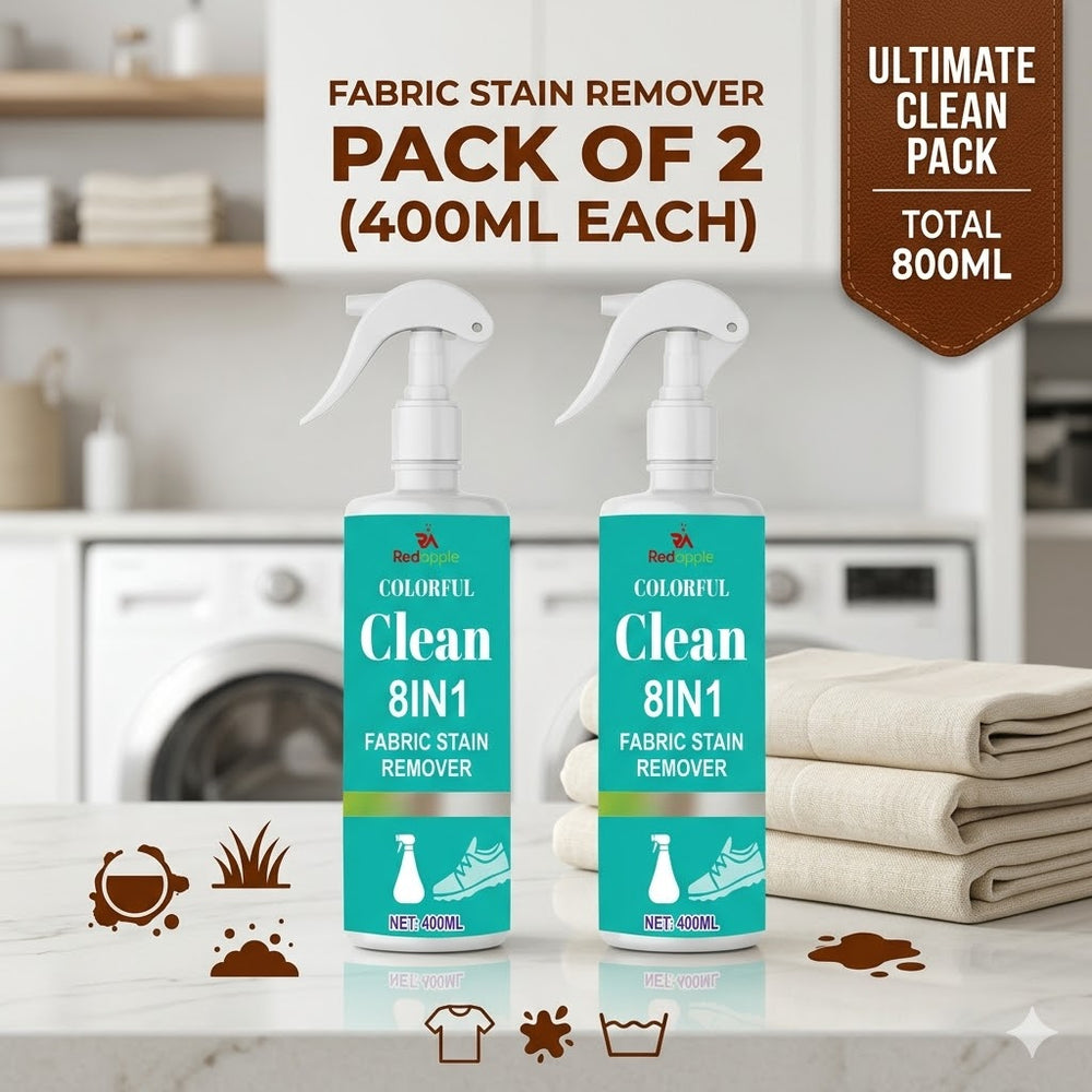 Clean 8-in-1 Fabric Stain Remover Spray (Pack of 2)